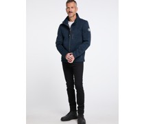 Strickfleecejacke  marine meliert