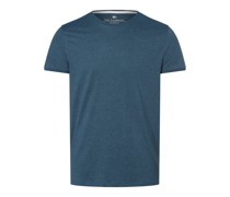 T-Shirt  Baumwolle petrol meliert
