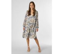 Kleid  ecru gemustert