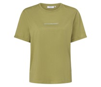 T-Shirt  Baumwolle erbse bedruckt
