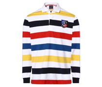 Sweatshirt  Baumwolle weiß gestreift