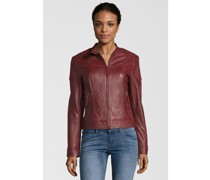 Lederjacke   gemustert