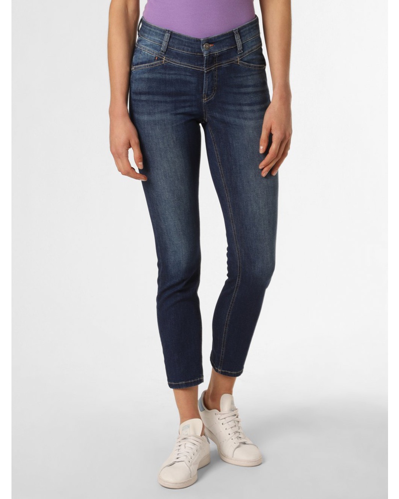 Cambio Damen Jeans Baumwolle dark stone