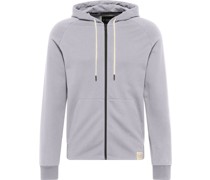 Zip-Hoodie  Bauwolle  eliert