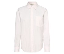 Bluse  Baumwolle nude gestreift
