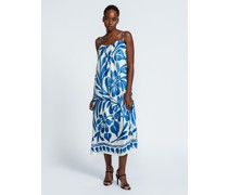 Kleid  Viskose  gemustert