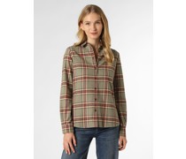 Bluse  Baumwolle lind kariert