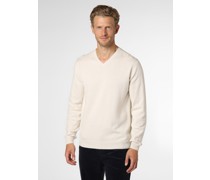 Pullover mit Cashmere-Anteil  Feinstrick ecru