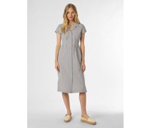 Kleid  Baumwolle marine gestreift