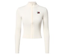 Strickjacke  ecru