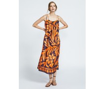 Kleid  Viskose  gemustert