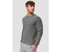 Strickpullover  Baumwolle anthrazit