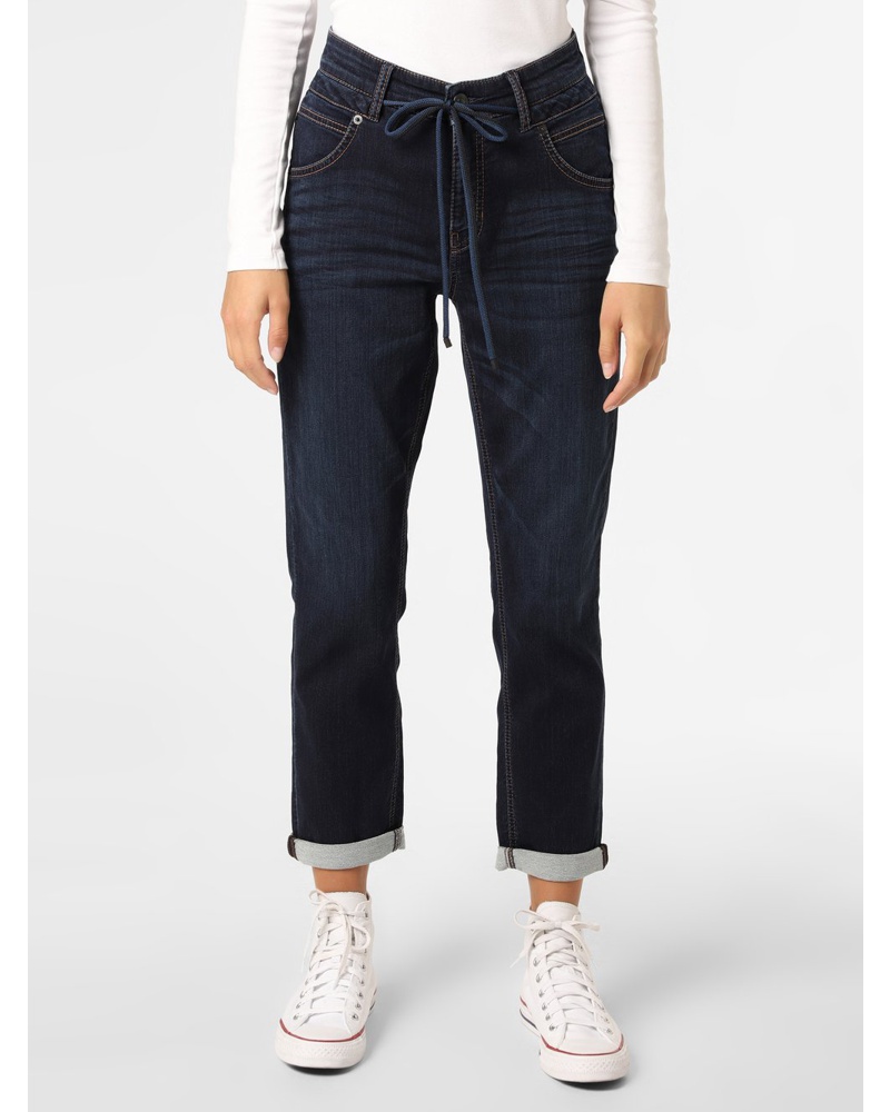 Cambio Damen Jeans Baumwolle dark stone