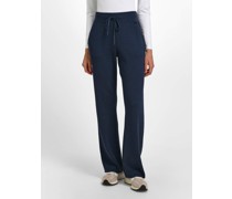 Strickhose  Schurwolle marine