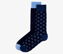 Socken   Jersey  gemustert
