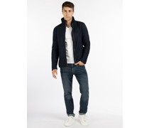 Strickfleecejacke  marine