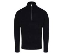 Pullover  Baumwolle marine meliert