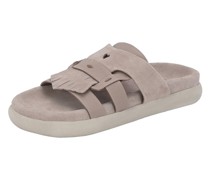 Sandale  Leder taupe