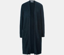 Strickjacke  Wolle indigo meliert