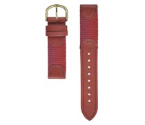 Uhrenarmband  Leder fuchsia