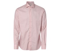 Hemd  Slim Fit Baumwolle  meliert Haifisch