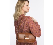 Schultertasche  camel