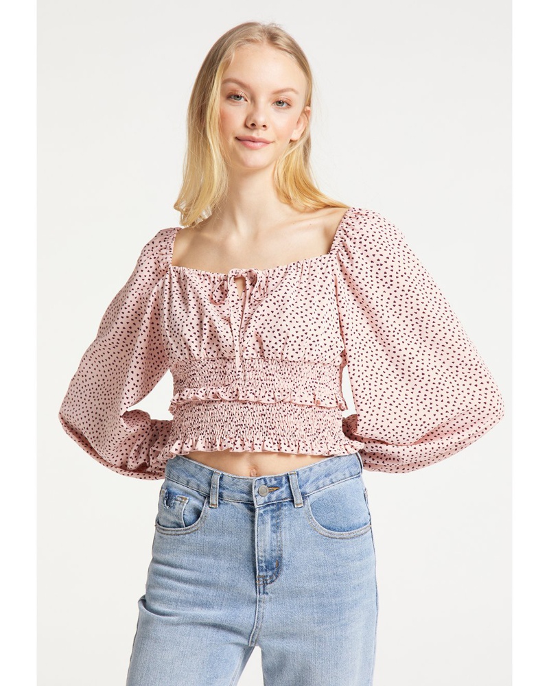 My Mo Damen Langarmshirt bedruckt
