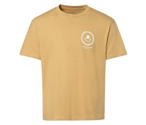 T-Shirt  Baumwolle Messing bedruckt