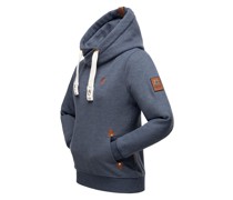 Kapuzensweatshirt  Baumwolle indigo