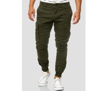 Cargohose  Baumwolle oliv