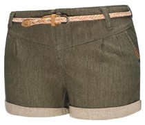 Chinoshorts  Baumwolle oliv
