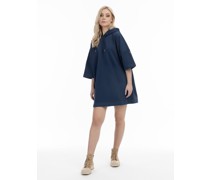Oversize Sweatshirtkleid  Baumwolle marine