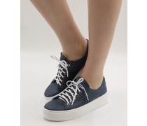 Leder Sneaker  marine