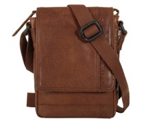 Umhängetasche Damen Leder cognac