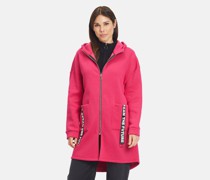 Sweatjacke  Baumwolle pink