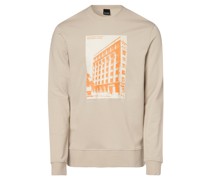 Sweatshirt  Baumwolle kitt bedruckt