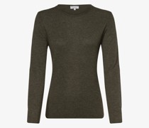 Pure Cashmere Pullover  khaki meliert