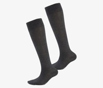Kniestrümpfe   Jersey grau