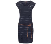 Sommerkleid  Baumwolle marine gestreift