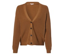 Strickjacke  Baumwolle camel