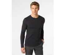 Langarmshirt  Baumwolle marine