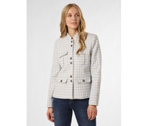 Blazer  Baumwolle hellblau gemustert