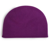 Mütze  Wolle purple