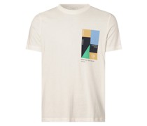 T-Shirt  Baumwolle ecru bedruckt