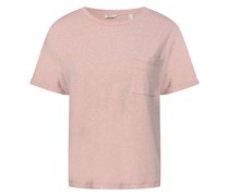 Pyjama-Shirt  Baumwolle  meliert