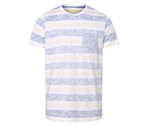 T-Shirt  Baumwolle gelb gestreift