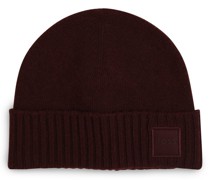 Mütze mit Cashmere-Anteil  Polyamid bordeaux