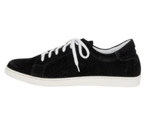 Sneakers aus Veloursleder  Leder