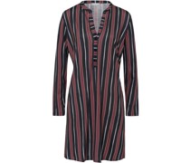 Nachthemd   Jersey bordeaux gestreift