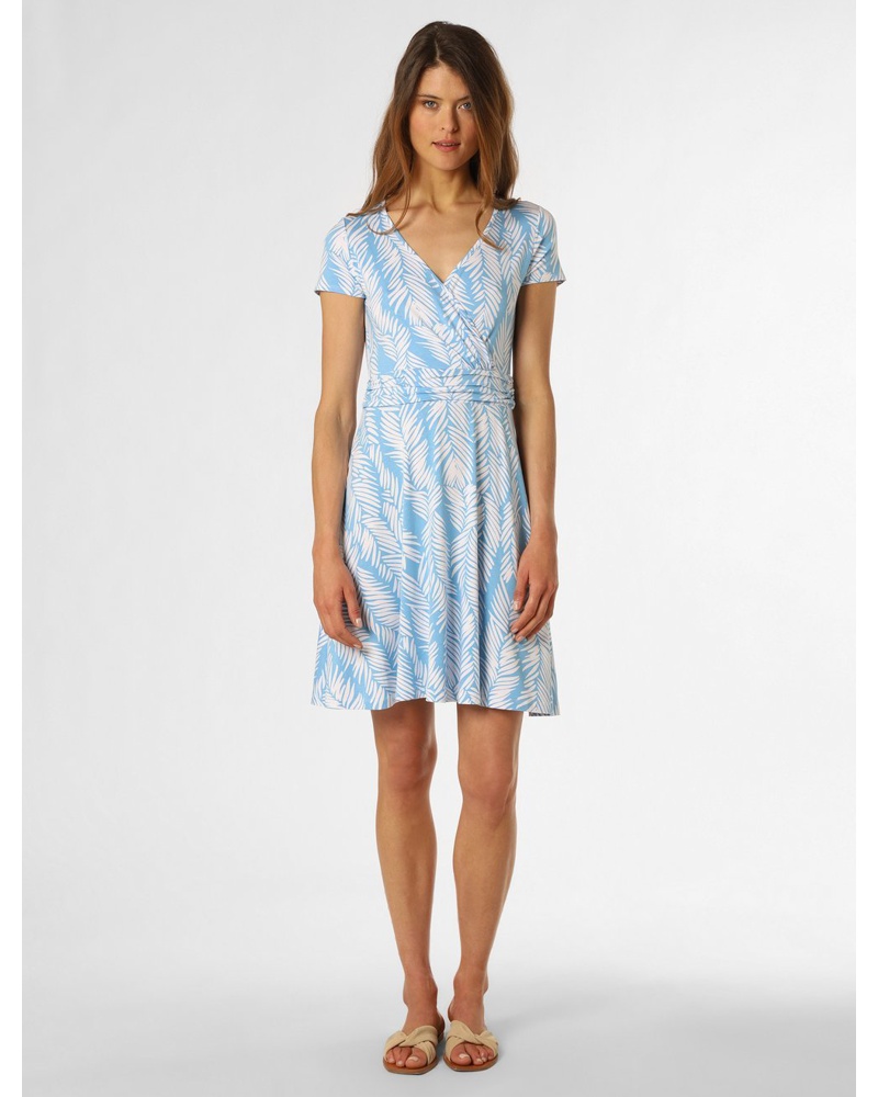 More & More Damen Kleid Jersey hell gemustert More & More Damen Kleid Jersey hell gemustert